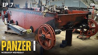 WORK EXPERIENCE WEDNESDAY: Fabricating PANZER I parts, fitting the engine and chain drive