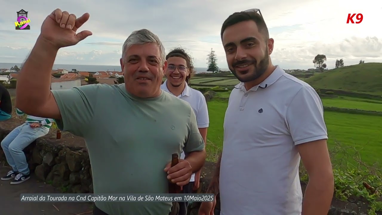 Arraial da Tourada na  Cnd Capitão  Mor na Vila de São Mateus-Terceira em 10Maio2025