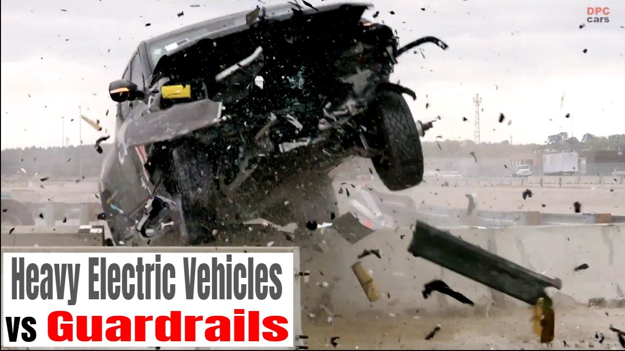 Heavy Electric Vehicles vs Guardrails YouTube