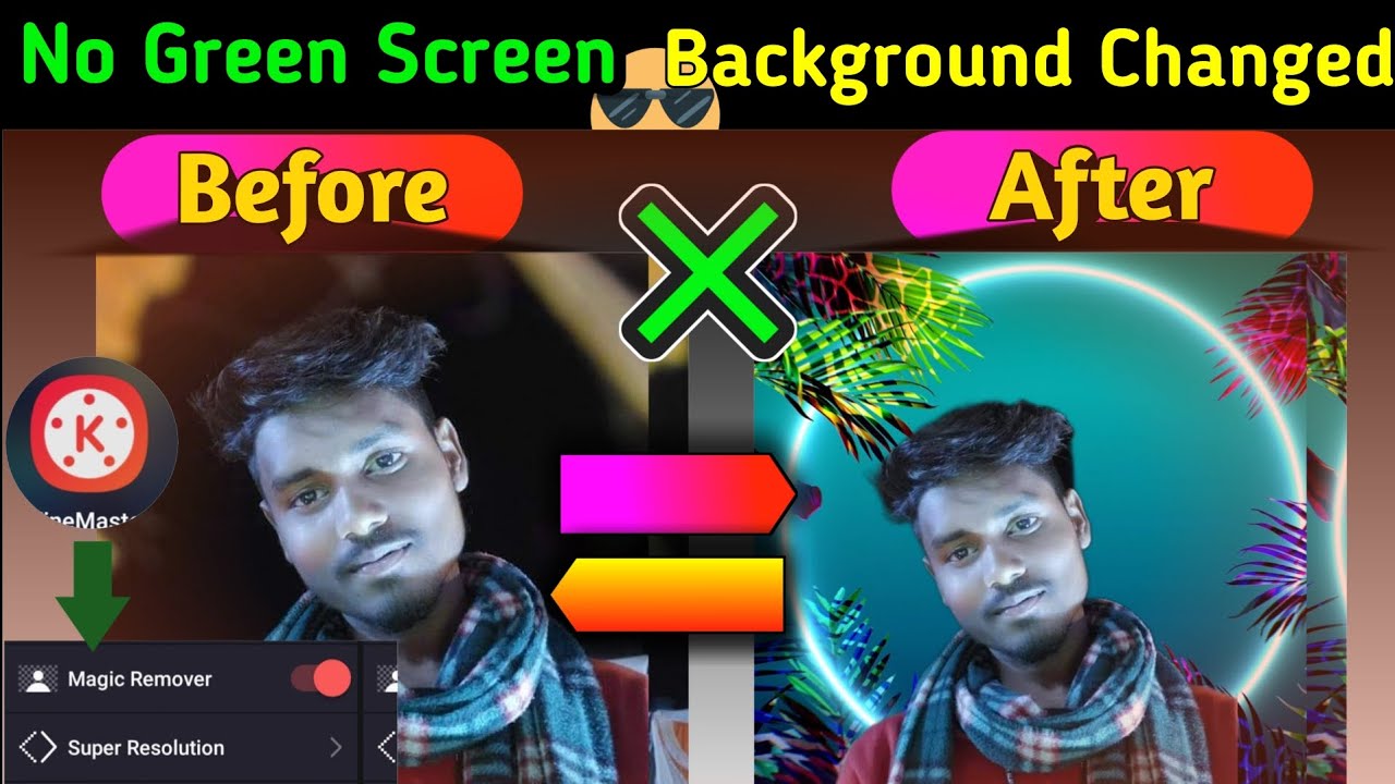 How to remove video background without greenscreen video ka background