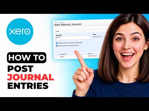 How To Post Journal Entries To Bank Accounts In Xero