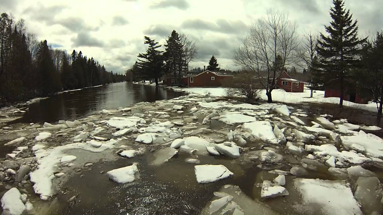 Middle River Flooding Bathurst NB Canada YouTube