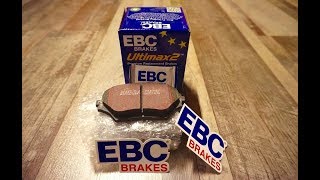 EBC Brakes Ultimax 2  --  Black Ultimax 2 Pads