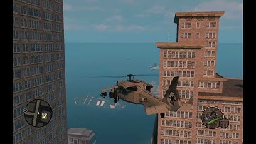 How to get a secret helicopter (Attack version of Eagle) in Saints Row the Third