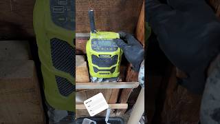 Cherished Ryobi AMFM radio is dead and played its last song 😔 #ryobi #ryobination #ryobitools #tools
