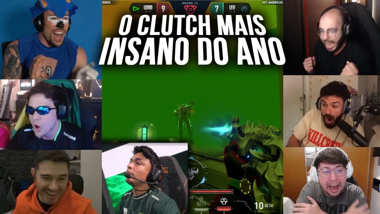 REAÇÃO DO MUNDO COM O CLUTCH INSANO DO PANCADA PRA SALVAR O ROUND PRA LOUD!