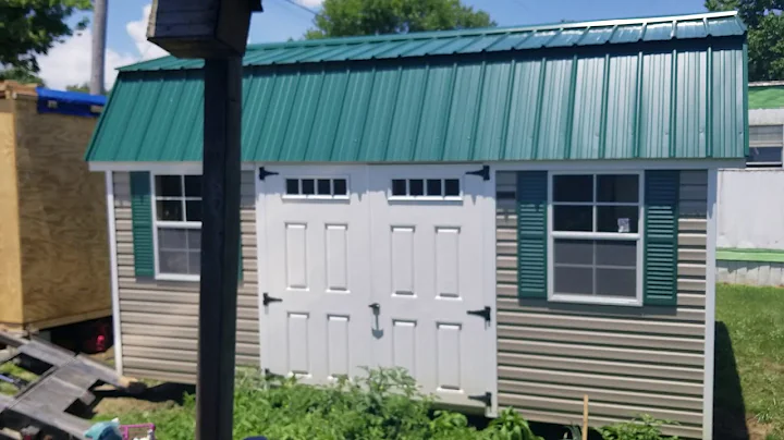 My new she shed/crafting room setup
