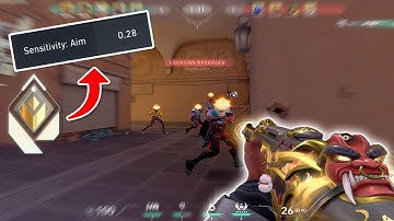 This is why I use low sens...