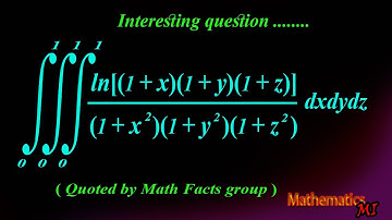Multiple Integral | Triple Integral | Multiple Symmetric Integral | Beautiful Integral