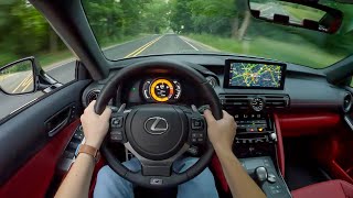 2023 Lexus IS 500  POV Sunset Drive (Binaural Audio)