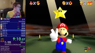 SM64 16 Star Speedrun in 15:25.93