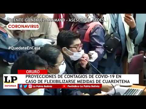 Proyecciones de contatios de Covid 19 en caso de flexibilizarse medidas de cuarentena en Oruro