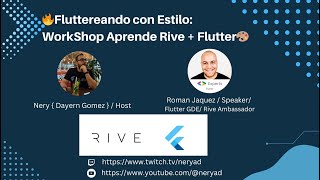 Fluttereando con Estilo: Aprende Rive + Flutter junto Roman Jaquez { @romanjustcodes } | Ep04