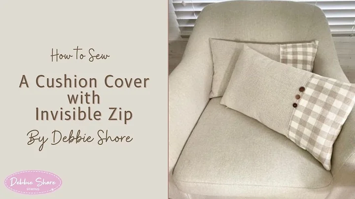 How To Sew a Cushion Cover with Invisible/Concea.....