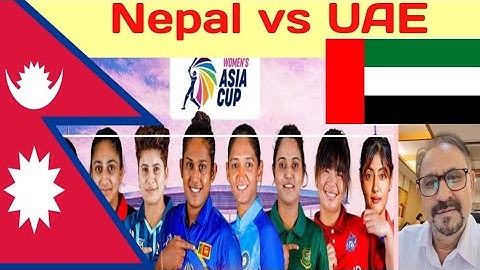 Acc women's Asia Cup-2024||             Nepal vs UAE