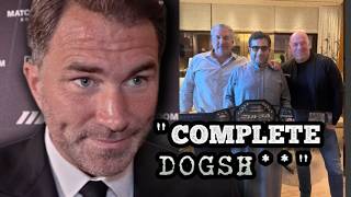 Dana White \u0026 Zuffa Boxing is COOKED after Eddie Hearn Reviews Their Latest Shows