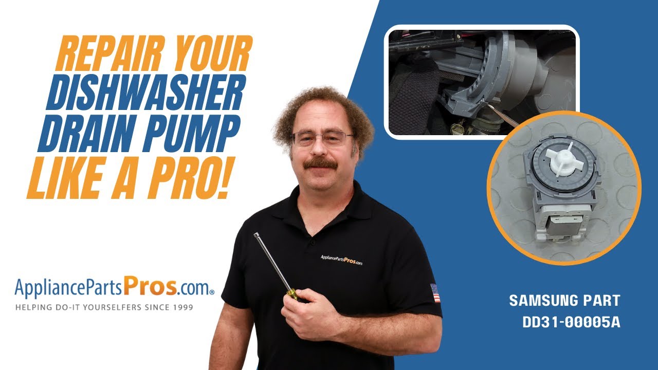 How To Replace Samsung Dishwasher Drain Pump DD3100005A YouTube