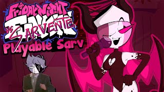 Friday Night Funkin' #5 | Sarvente's Mid-Fight Masses, Playable Sarv, Never Gonna Ruv You up MODS!