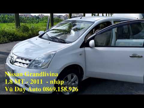 Nissan Grandlivina cũ 2011, xe 7 chỗ nhập khẩu nhật bản rộng rãi tiện nghi, máy khỏe, bền bỉ.