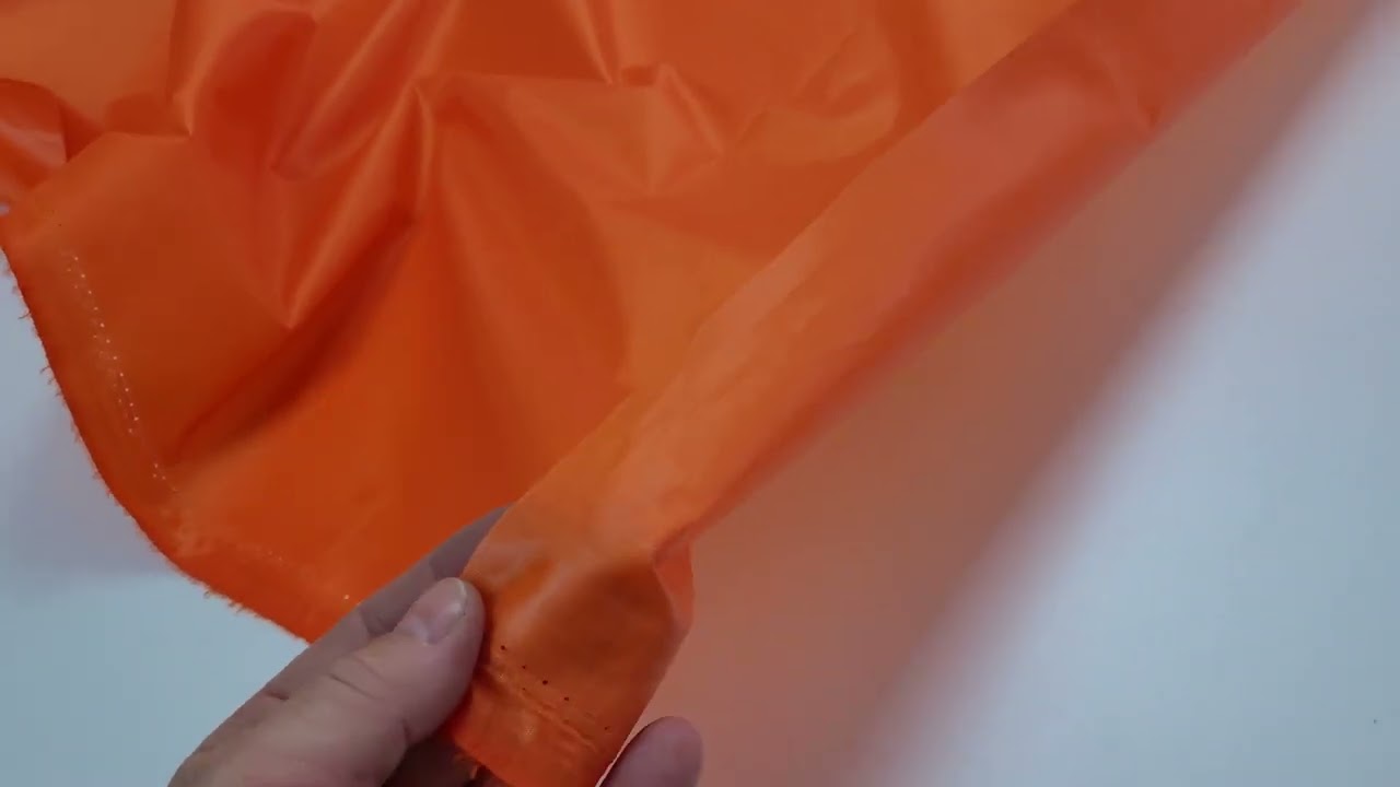 Ткань Таффета рипстоп PU5000 Оранж mp4