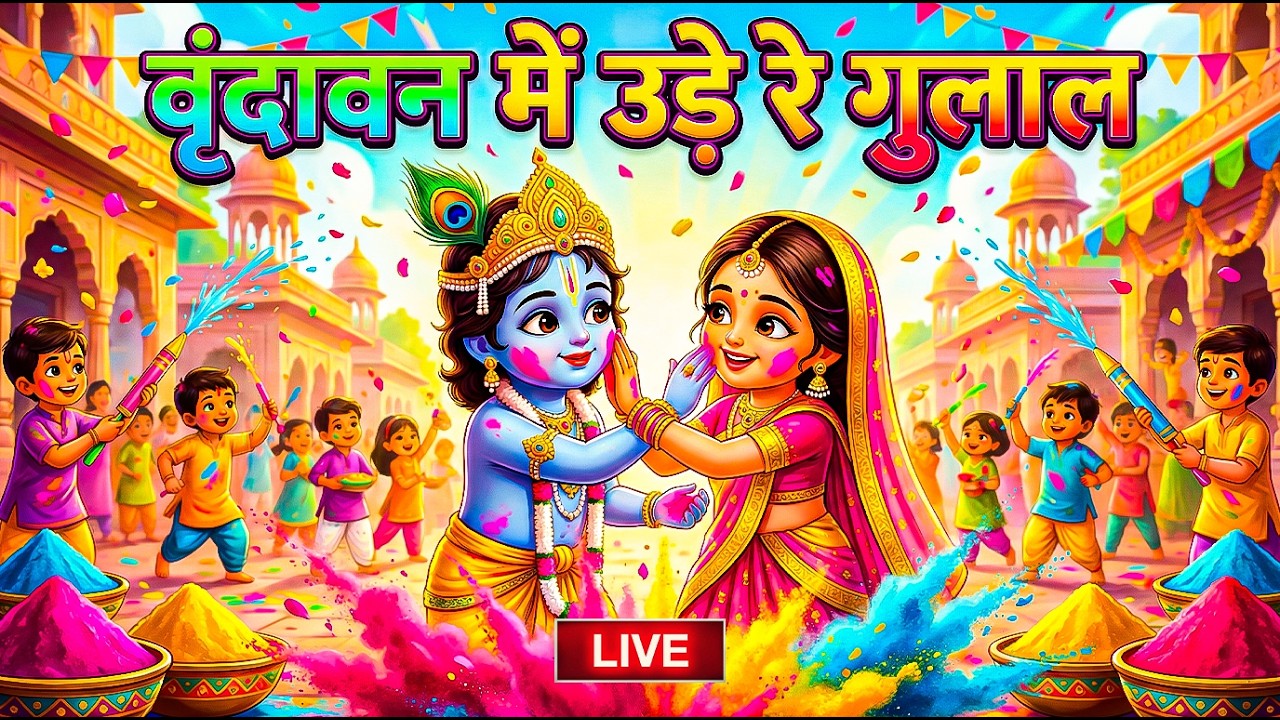 होली स्पेशल 2026 | वृन्दावन में उड़े रे गुलाल | Vrindavan Mein Ude Re Gulal Holi Bhajan #holi2026