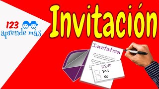 La Invitación Para Niños De Primaria.