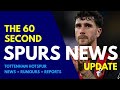 THE 60 SECOND SPURS NEWS UPDATE: "Tottenham an Option for Marcos Senesi!" Vicario Returns, Lankshear