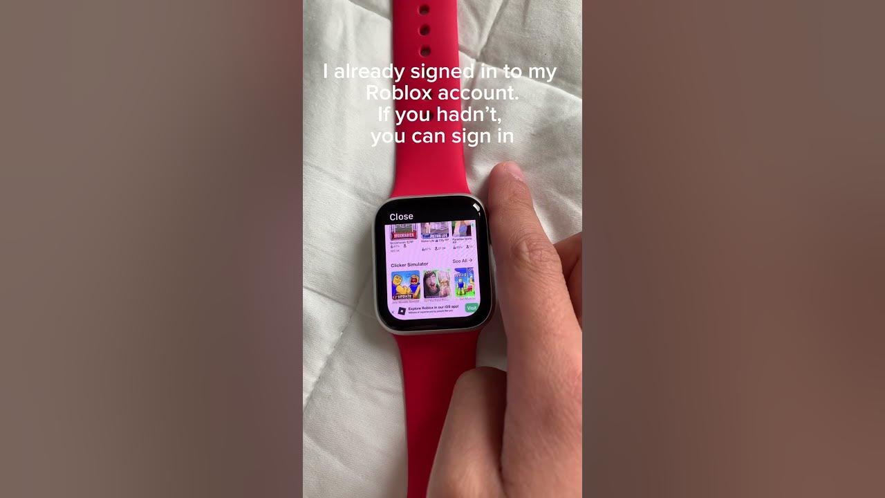 Play Roblox on your Apple Watch ⌚️ (funny) #mustwatchtillend #mrbudel #funny #shorts Play Roblox on your Apple Watch ⌚️ (funny) #mustwatchtillend #mrbudel #funny #shorts
