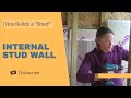 DIY Shed Build - Internal Stud Wall - Episode 23
