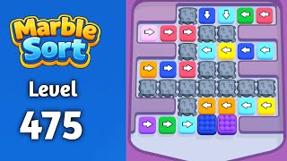Marble sort Level 475 walkthrough solution 