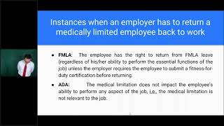 LGRMS: Implementing a Successful Return to Work Program