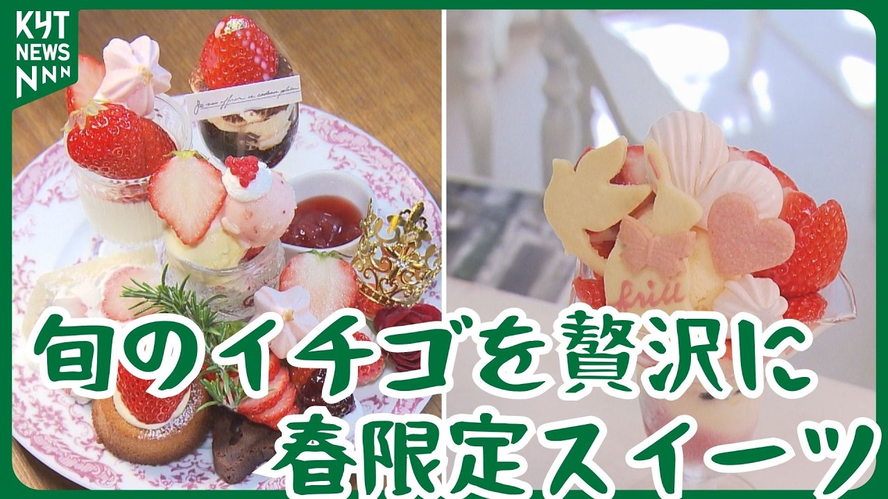 Enjoy the luxury of seasonal strawberries! Spring-only sweets