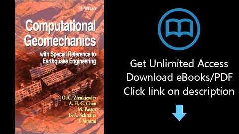 Computational Geomechanics with Special Reference to Earthquake Engineering