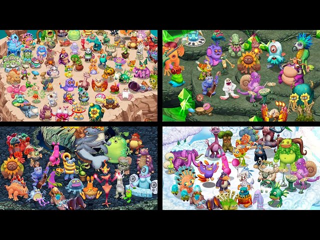 All Full Songs - My Singing Monsters: Dawn of Fire - YouTube