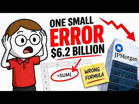 The Spreadsheet Error That Cost JPMorgan $6.2 Billion #LondonWhale  #FinanceExplained