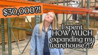 I just spent $30,000 to make more space in my warehouse!!