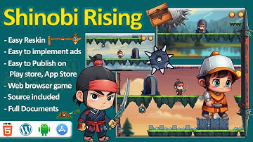 Shinobi Rising Games Video HTML5 Construct3 Game