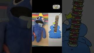 Rainbow Friends BLUE got so fat.. 😱Paper Animation
