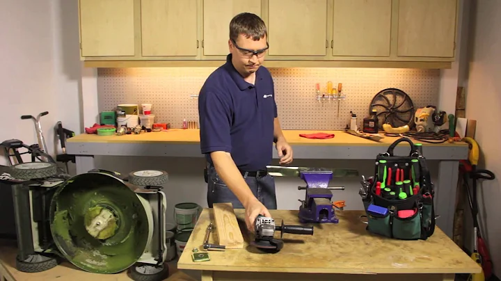 How to Sharpen Electric Mower Blades : Lawnmower Maintenance & Repair