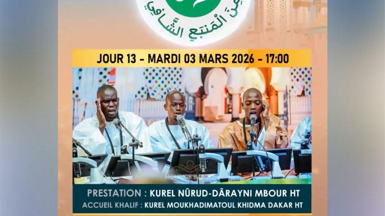 🔴En Direct TOUBA Al Mashrabu’ ç çâfî minal manbahi’s Shâfî  | 13ème Jour Ramadan 3 mars 2026