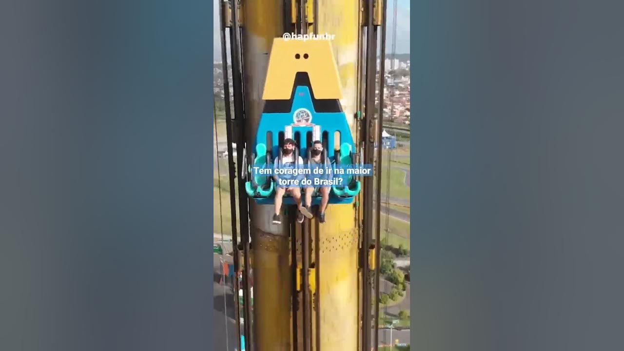 HOMEN CAI APÓS DESCER BIG TOWER NO BETO CARREIRO WORLD FLAGRA