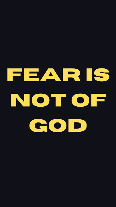I am not a slave to fear |I'm a child of God #shorts #faith #fear #anointing #power #love #spiritual