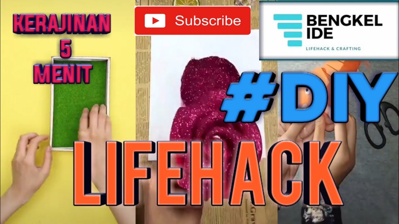 IDE KREATIF  KERAJINAN  5  MENIT  DIRUMAH LIFEHACK DIY YouTube