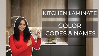 Kitchen Laminate Combination India || Laminate Code names & numbers || Kitchen Interior Ideas