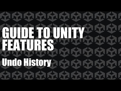 Guide To Unity Features - Undo History