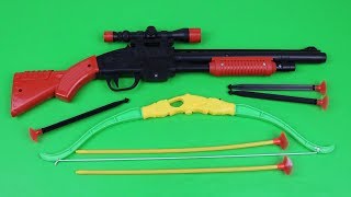 Colorful Latest Toy Bow And Arrow With Black Color Toy Gun for Children screenshot 5