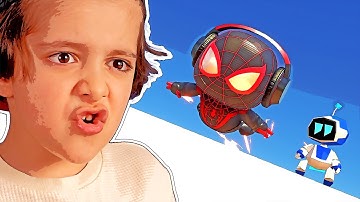 I FINALLY Found Spider-Man Miles Morales in Astro Bot Crash Site! 🕷️ 🚀 Crash Site - Part 2