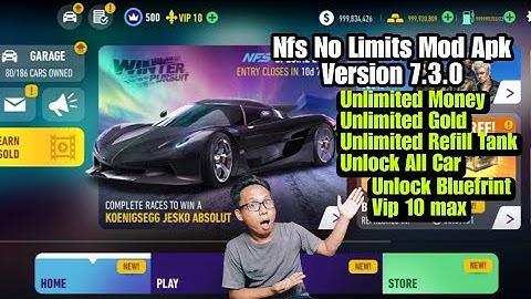 Need For Speed No Limits Mod 2023 v7.3.0_Nfs No Limits Mod Apk Version 7.3.0_1000% work