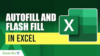 AutoFill and Flash Fill in Excel