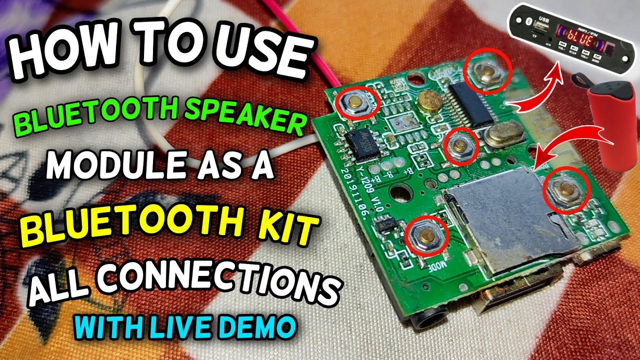 Bluetooth Speaker Using Ble Module How To Use Bluetooth Speaker Module As A Bluetooth Kit Module In ...